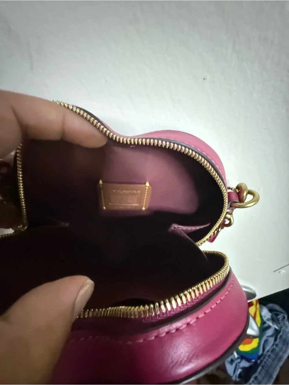 Coach heart shaped